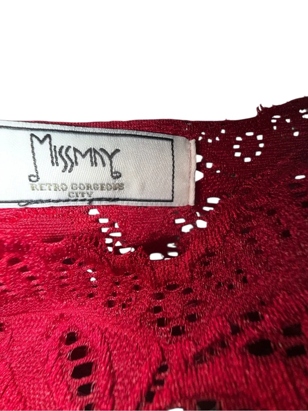 Wine Red Lace Off-Shoulder Midi Dress with Spaghetti Straps